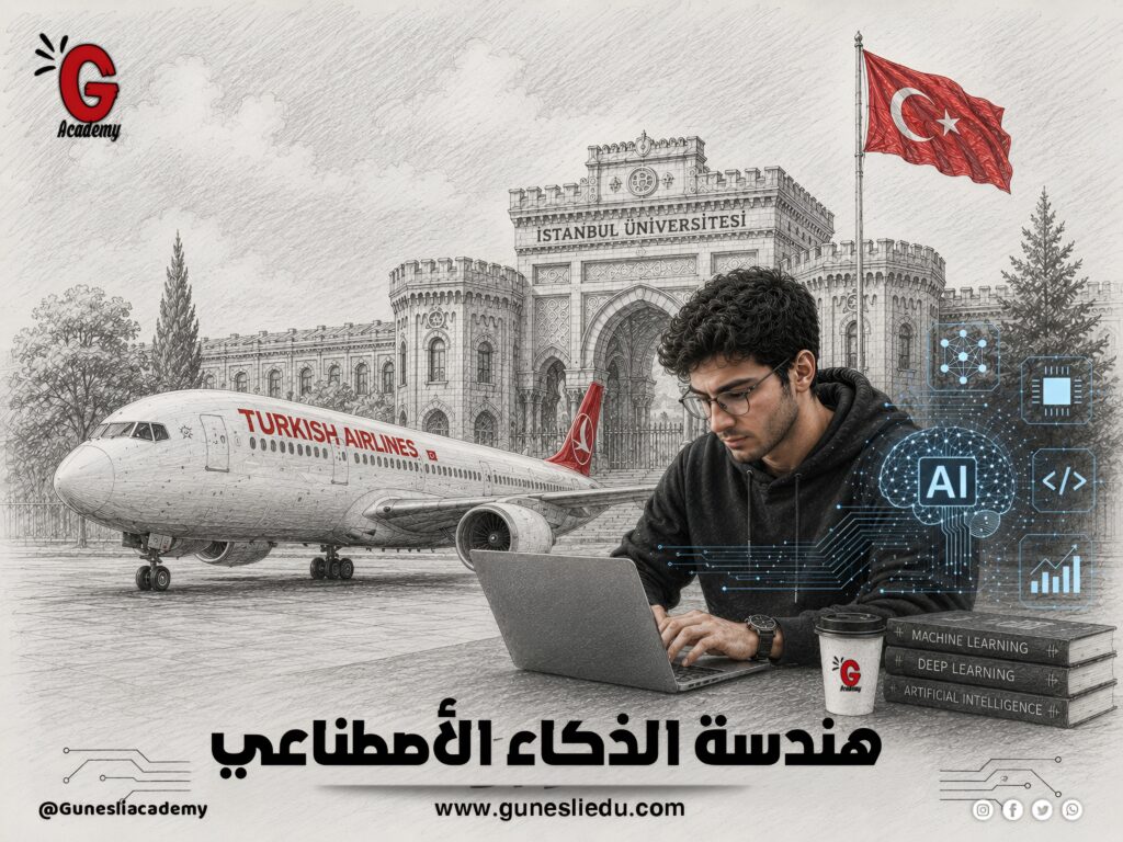 دراسة الذكاء الاصطناعي في تركيا 2026 | أفضل الجامعات والتكاليف